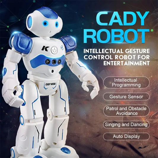 LEORY RC Robot Intelligent Programming Remote Control Robotica Toy Biped Humanoid Robot For Children Kids Birthday Gift Present