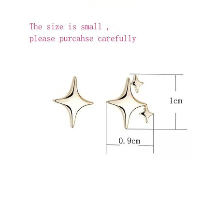 Ventfille 925 Sterling Silver Star Earring for Women Girl Simple Tassels Chain Fashion Office Jewelry Gift Dropshipping