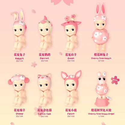 Sonny Angel Cherry Blossom Series Blind Box Toy Pre-Sale Hanami Edition Collectible Mini Figure Desktop Decor Kids Birthday Gift