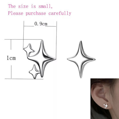 Ventfille 925 Sterling Silver Star Earring for Women Girl Simple Tassels Chain Fashion Office Jewelry Gift Dropshipping