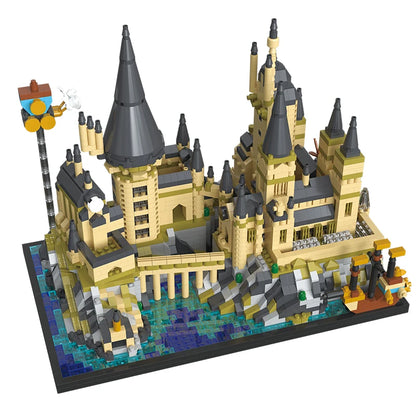 2700+pcs Magic World Medieval Harry Potter Castle MOC Building Bricks Model Blocks Toys for Children Kids Adult 3.5mm Block Sets