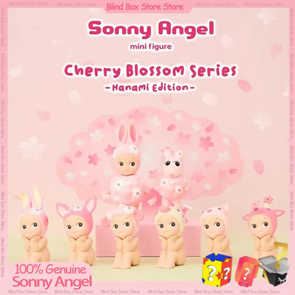 Sonny Angel Cherry Blossom Series Blind Box Toy Pre-Sale Hanami Edition Collectible Mini Figure Desktop Decor Kids Birthday Gift