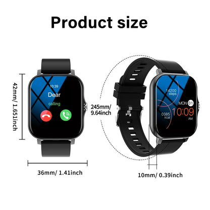 Smart Watch Bluetooth Call Smartwatch Touch Dial for Android Music Fitness Tracker Sports Watches