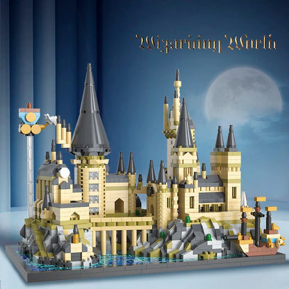 2700+pcs Magic World Medieval Harry Potter Castle MOC Building Bricks Model Blocks Toys for Children Kids Adult 3.5mm Block Sets