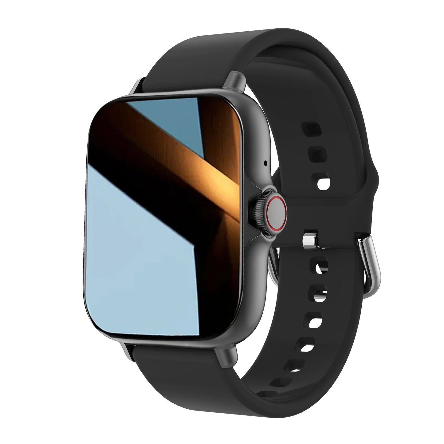 Smart watch with full touch screen, call, message reminder, music control and other functions, compatible with iPhone/android mo