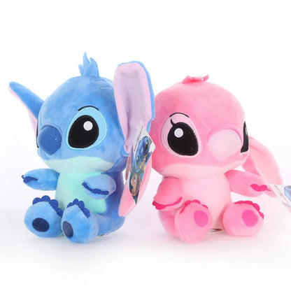 4/8inch Disney Cartoon Blue Pink Stitch Plush Dolls Anime Toys Lilo and Stitch Stich Plush Stuffed Toys Christmas Gifts for Kids